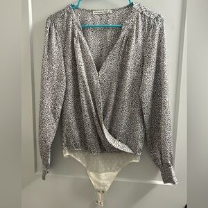 Abercrombie Silk Blouse Bodysuit
